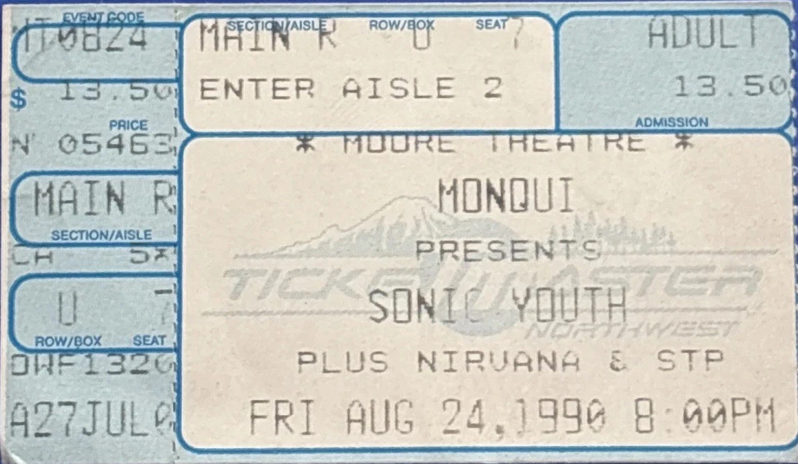 Sonic Youth Nirvana 1990